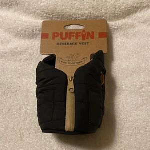 Puffin Black Beverage Vest Bag❤️